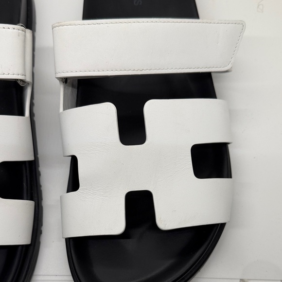 Hermes Black and White Women's Sandals - Picture 13 of 17
